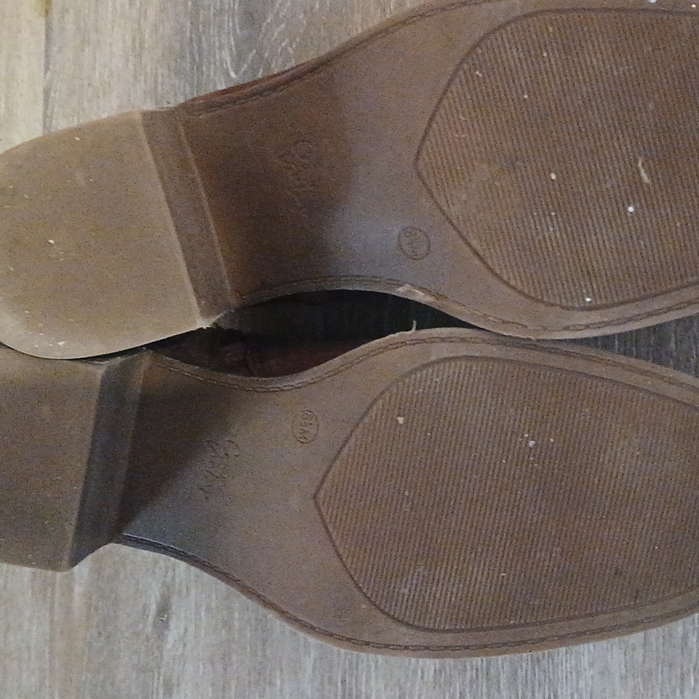 Women's crown vintage leather Ankle boots size 8.5 - Picture 5 of 7